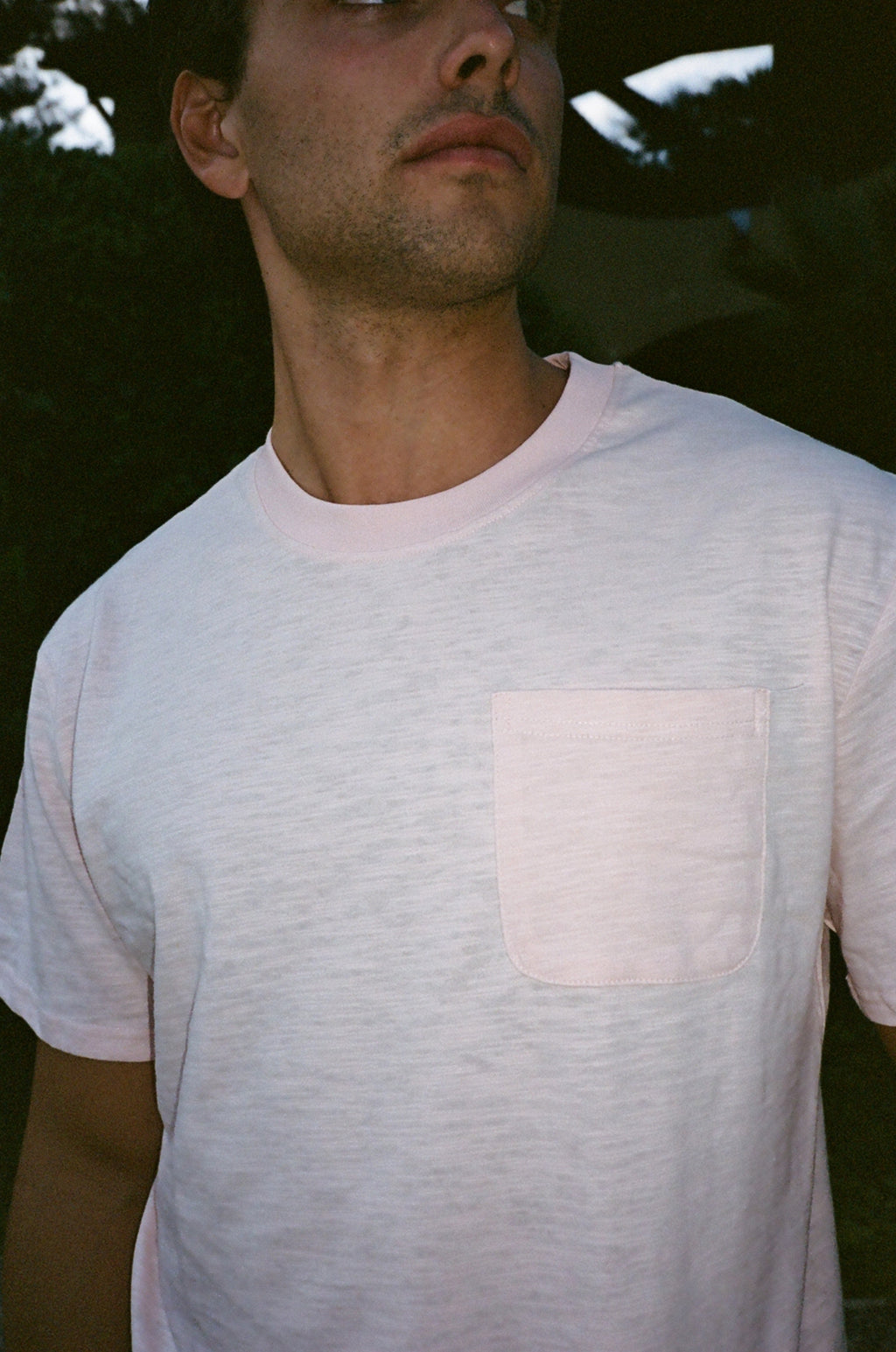 Slub Pocket T-Shirt - White