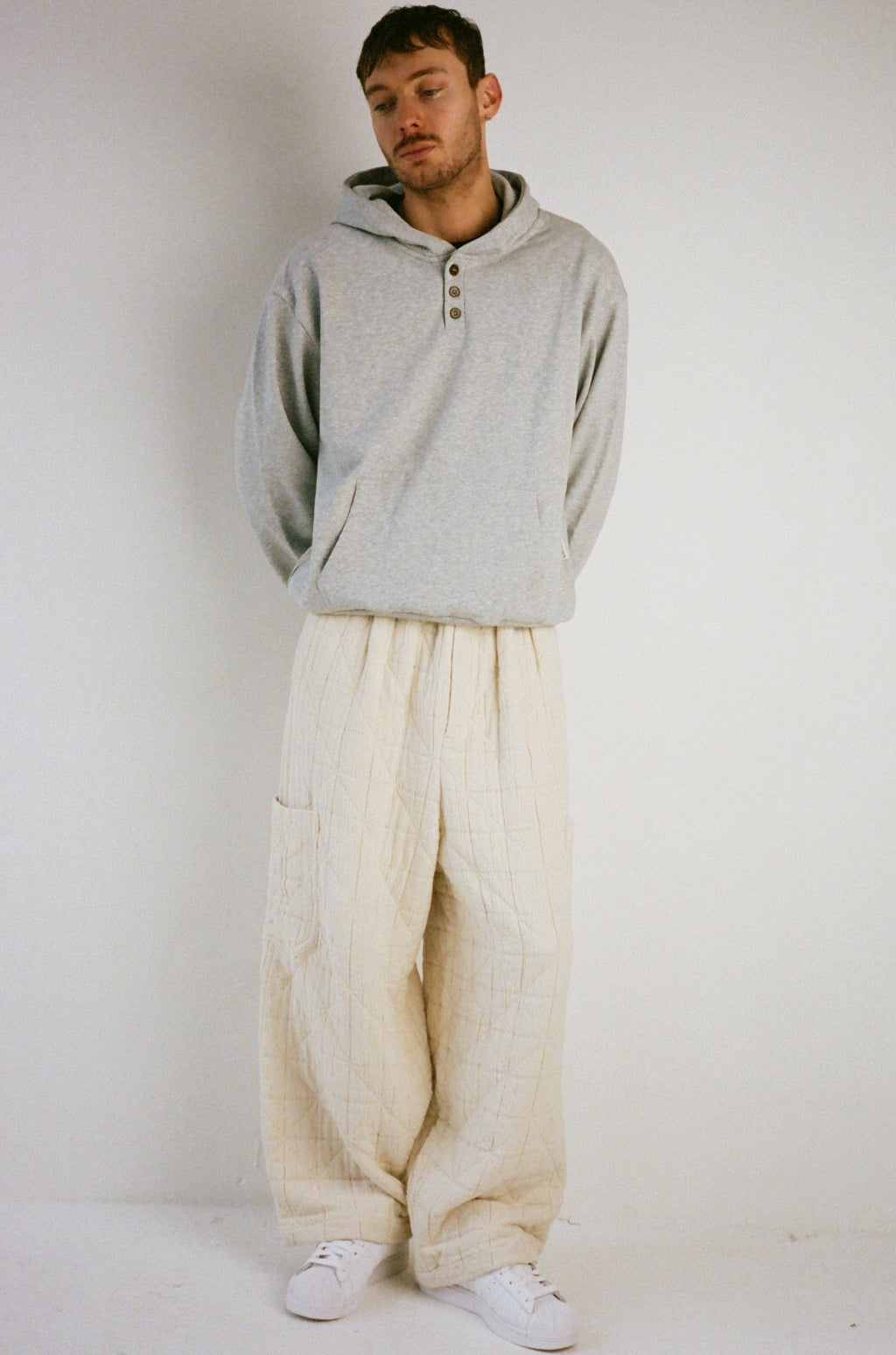 Diamond Quilted Trousers