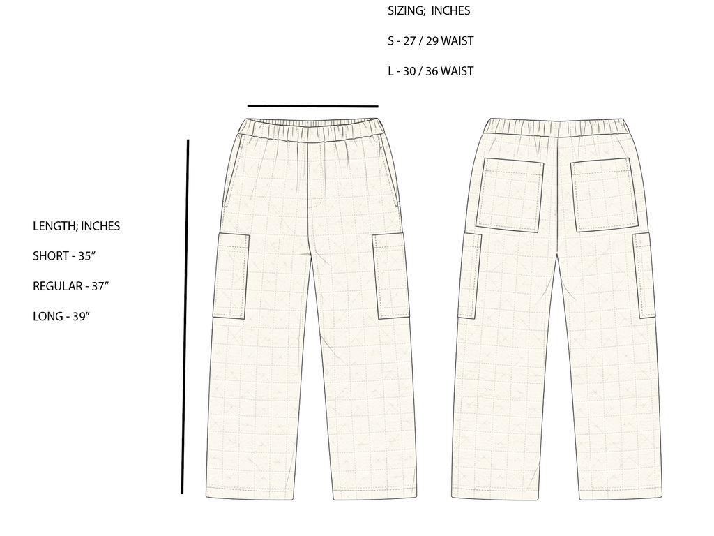 Diamond Quilted Trousers