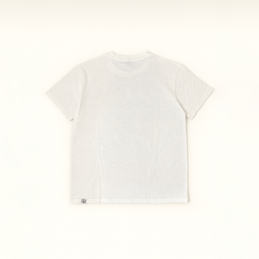 Slub Pocket T-Shirt - White